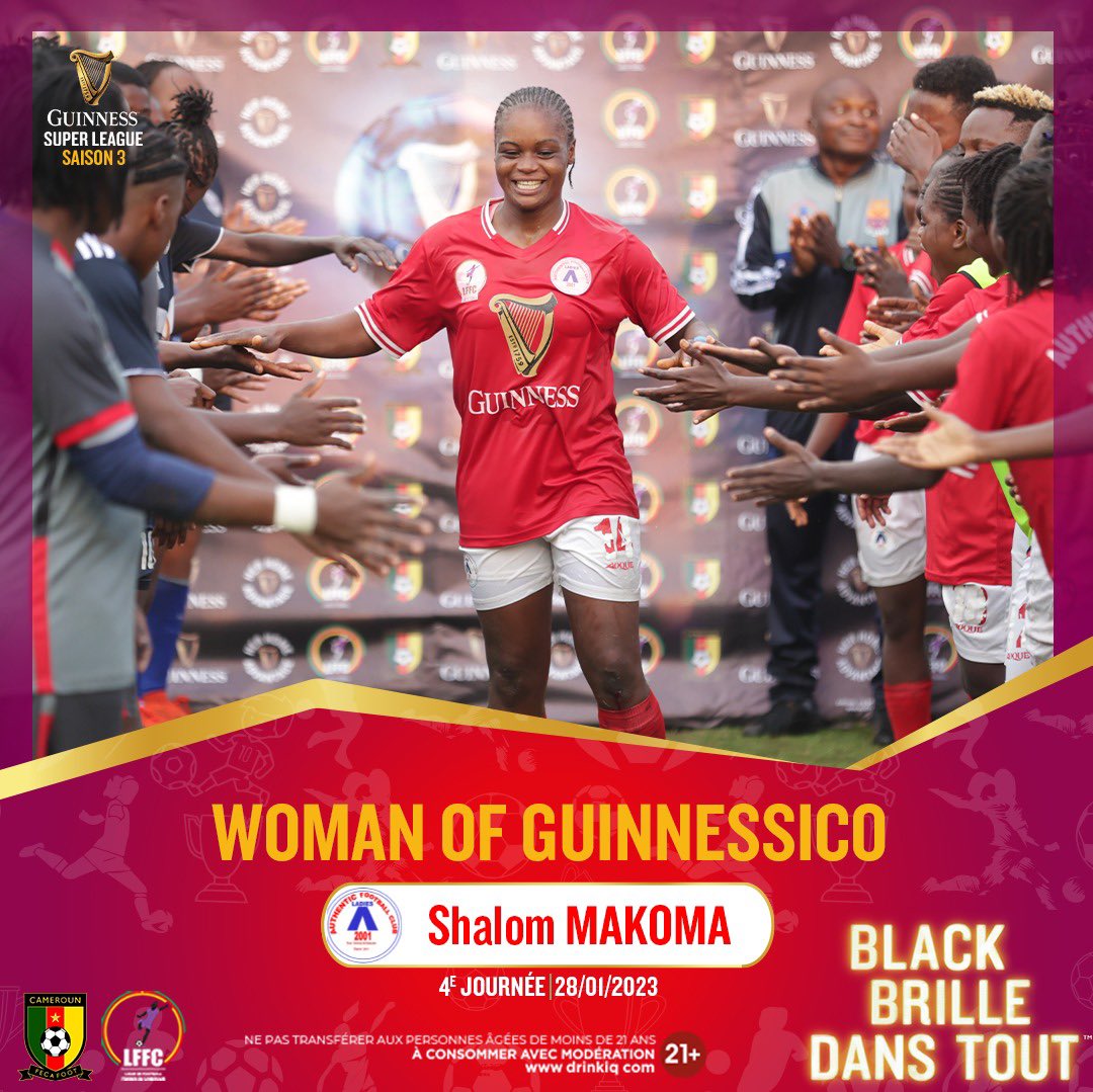 Stunning 😍 
#WomanOfGuinnessico #GuinnessSuperLeague #GoShalom 🔥🔥