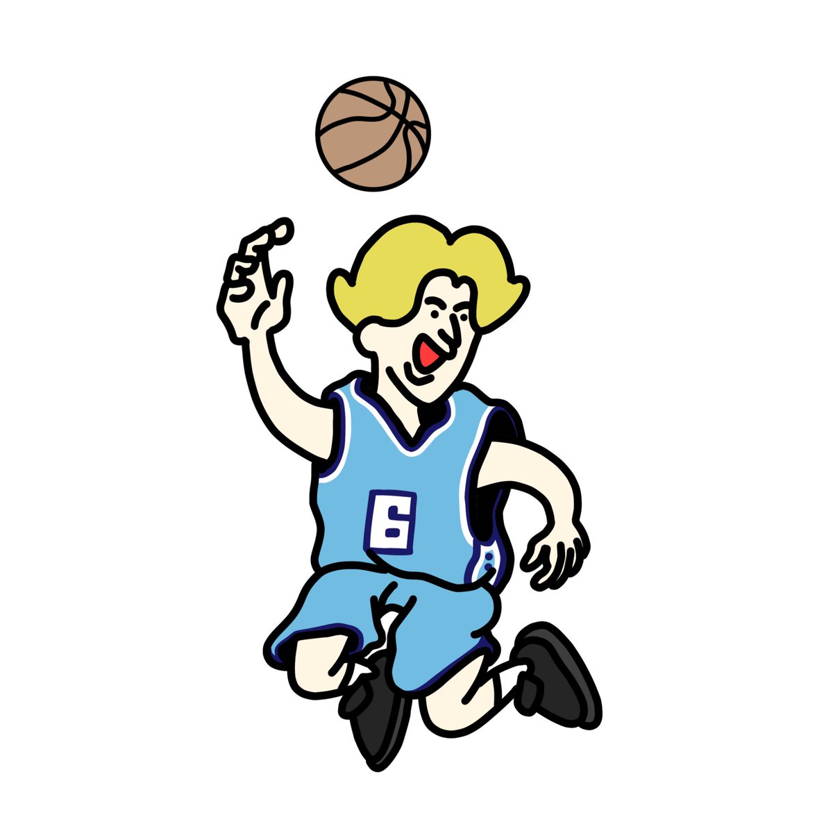⛹🏻‍♂️ #レイクレ #ともやん #Illust #イラスト