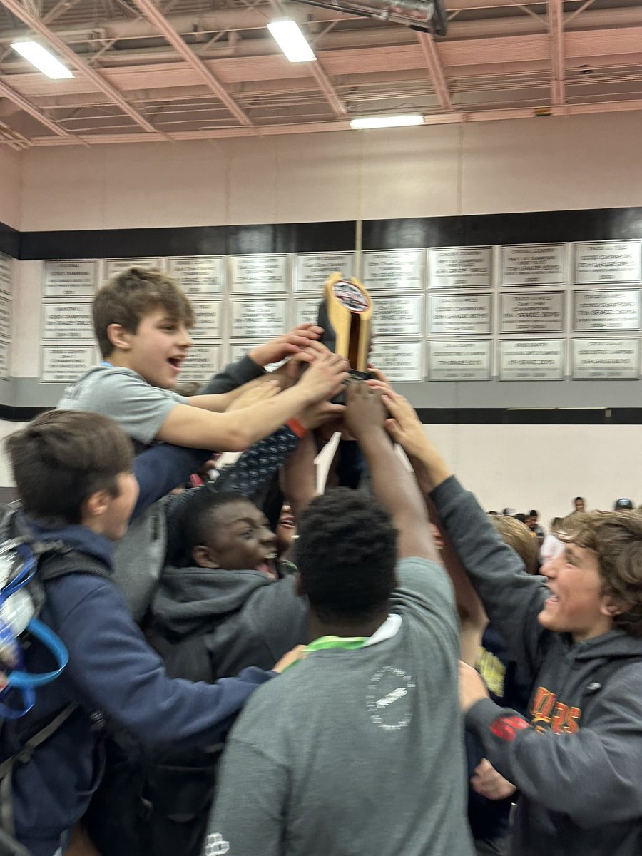 TW_Bio's tweet photo. Raiders are MIDDLE SCHOOL STATE CHAMPIONS! Congrats to the wrestlers competing this weekend in a total team effort @scotsathletics 
@hpisdschools @hpmsraiders https://t.co/oZjdjDitpo