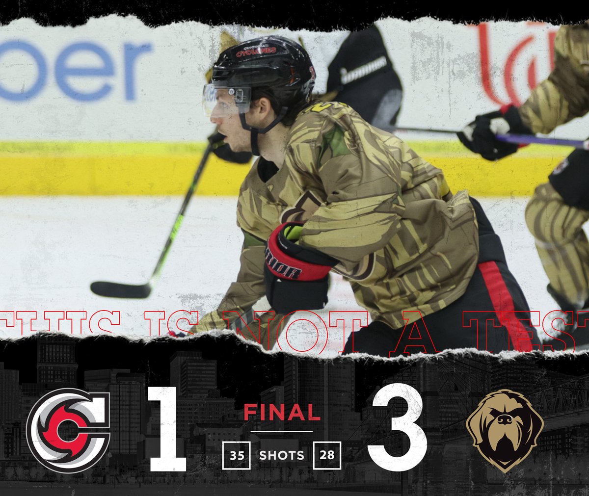 CincyCyclones's tweet photo. Tomorrow's a new day! https://t.co/l6lQqPW0CM