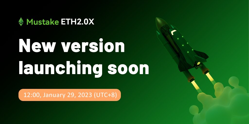 IMPORTANT ANNOUNCEMENT

Mustake ETH2.0 V1.1 New features:
1. Added Mustake Foudation
2. Add Mustake project rating
3. Newly added Mustake high-quality rating project tokens for quick purchase
4. Open the Mustake Official Ychat community

Please share your feedback!