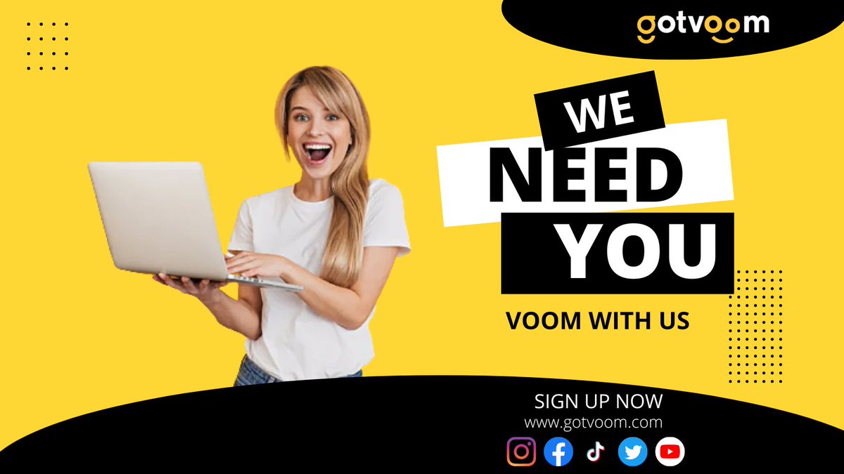 gotvoom's tweet photo. We need you to VOOM WITH US 
#Gotvoom offers creators
1️⃣ Numerous Brand Collaboration
2️⃣ Assurance of Product Quality
3️⃣ Time-Saving for communication, focus on content quality
4️⃣ Avg.10% Commission according to sales
and more events and bonus is coming soon..... https://t.co/IhVOM0Omfv