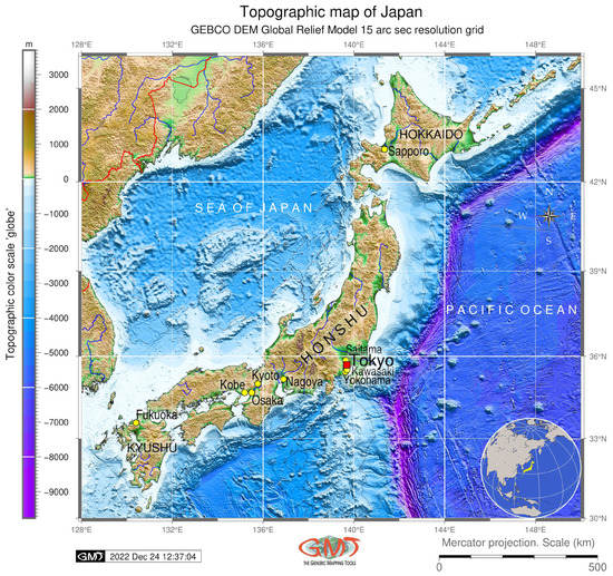 Land_MDPI's tweet image. #LatestPaper #mdpiland
Quantitative Morphometric 3D Terrain Analysis of Japan Using Scripts of GMT and R

by Polina Lemenkova @PLemenkova and Olivier Debeir

more info mdpi.com/2073-445X/12/1…
#terrainmodelling #3Dmodelling #cartography #Rlanguage