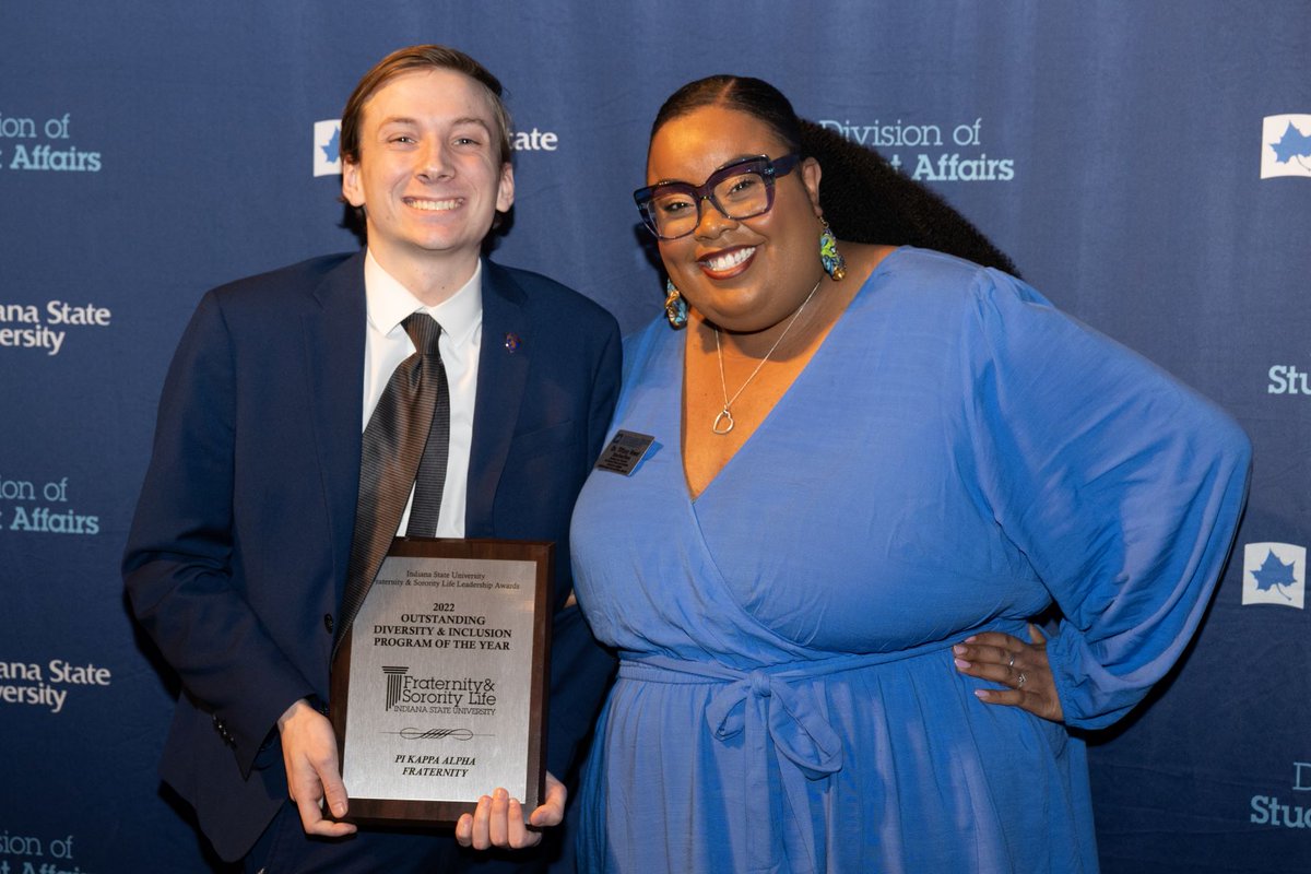 IndStateFSL (@indstatefsl) on Twitter photo Outstanding Diversity and Inclusion Programming Award is for the organization that is able to best demonstrate an appreciation and ongoing commitment diversity, inclusion, and belonging. Congrats to <a href="/ISUPIKE/">Indiana State Pikes</a> for your Fredrick Douglass Book Donation and Lecture. Outstanding Diversity and Inclusion Programming Award is for the organization that is able to best demonstrate an appreciation and ongoing commitment diversity, inclusion, and belonging. Congrats to <a href="/ISUPIKE/">Indiana State Pikes</a> for your Fredrick Douglass Book Donation and Lecture.