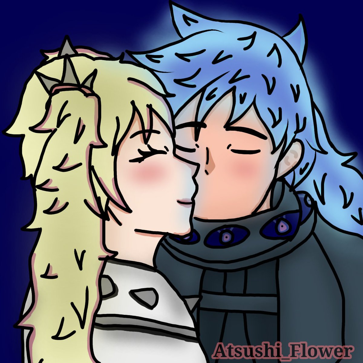 ShadowFlower77's tweet photo. Lennox x Nezumi 😗✌️ #Fortnite #FortniteArt #Fortnitenezumi #Fortnitelennox https://t.co/9BesYx1jUX