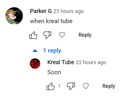 kreal on Twitter: "can't believe he replied ha ha cool"
