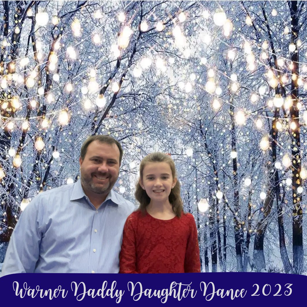 Her feet hurt from too much dancing this year so she chose sneakers for this year’s Daddy Daughter Dance! <a href="/WarnerCFISD/">Warner Elementary</a>