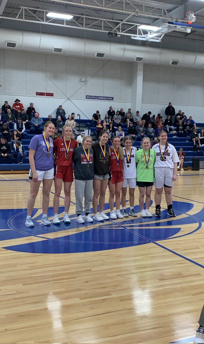 Congratulations Alaina and Aubrey on making all tournament team.