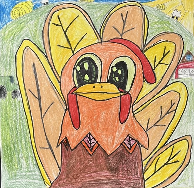 PoulinArt's tweet image. Woohoo! Sebastian’s artwork was chosen to be reproduced on Humble ISD’s Rodeo notecards!  Congratulations! @HumbleISD_OFE #falconART #3rdgrade @VisualArtHumble