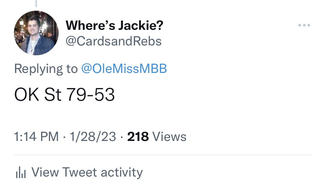CardsandRebs's tweet photo. @OleMissMBB I was close! #firekermit https://t.co/hpZP4nCf5X