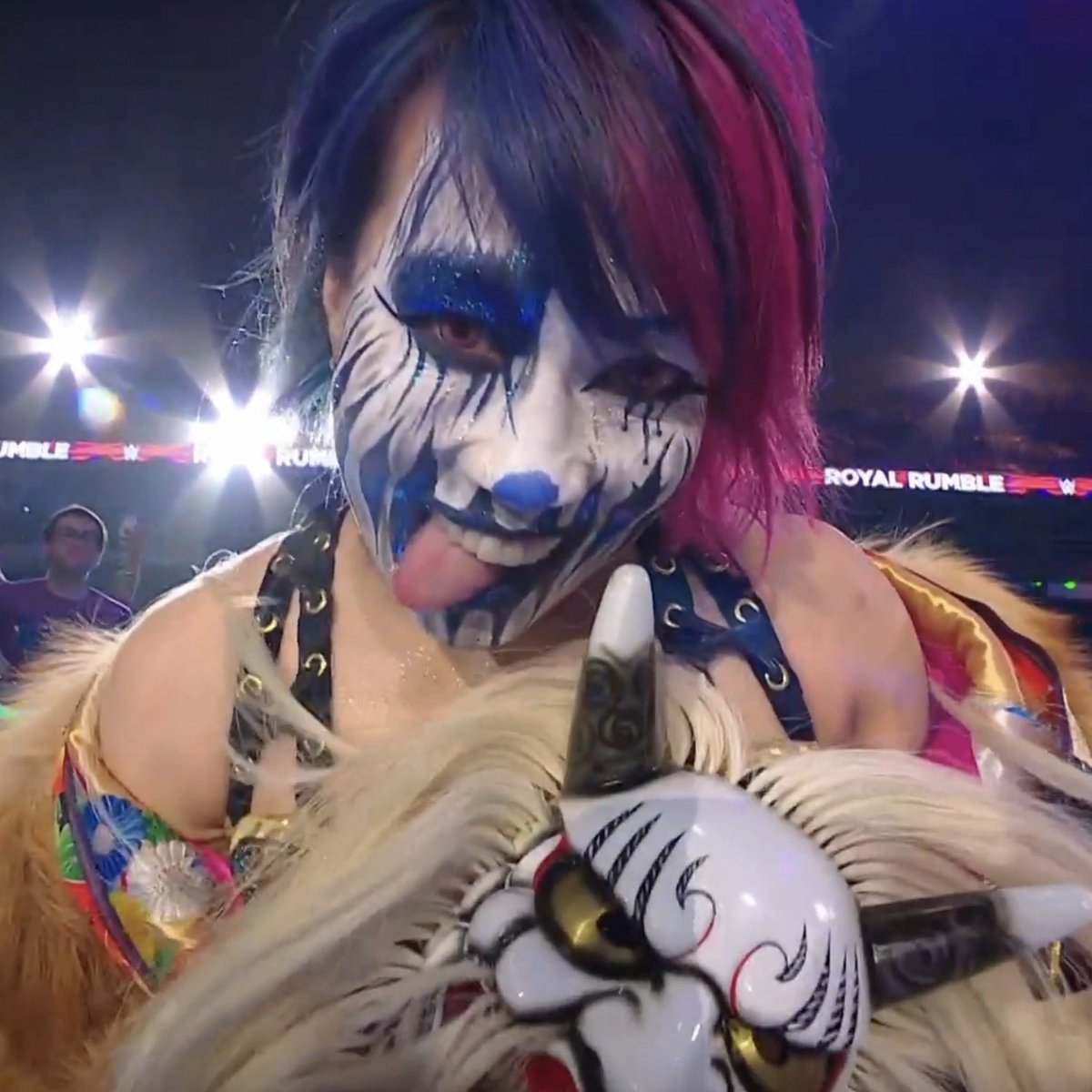 WWEonFOX's tweet image. ITS HAPPENING!

@WWEAsuka #RoyalRumble