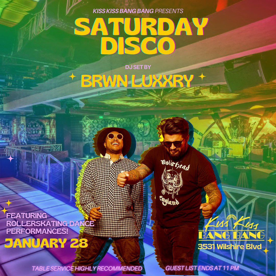 Disco night in LA 🪩🪩