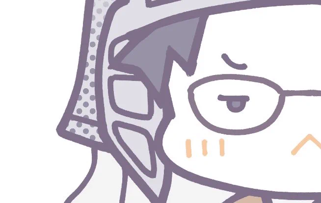 追加のもちもちほっぺ描いてる 