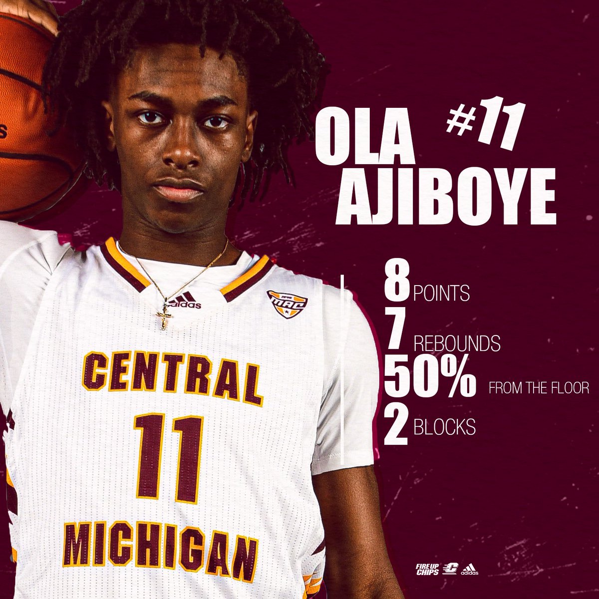 MarvinW80261365's tweet image. "Freshmen Central Michigan, Olamide Ajiboye showed up😤 to play his role as Central Michigan gets a BIG WIN 70-69 Tonight AGAINST Western Michigan University."
#KeepIt💯🏀