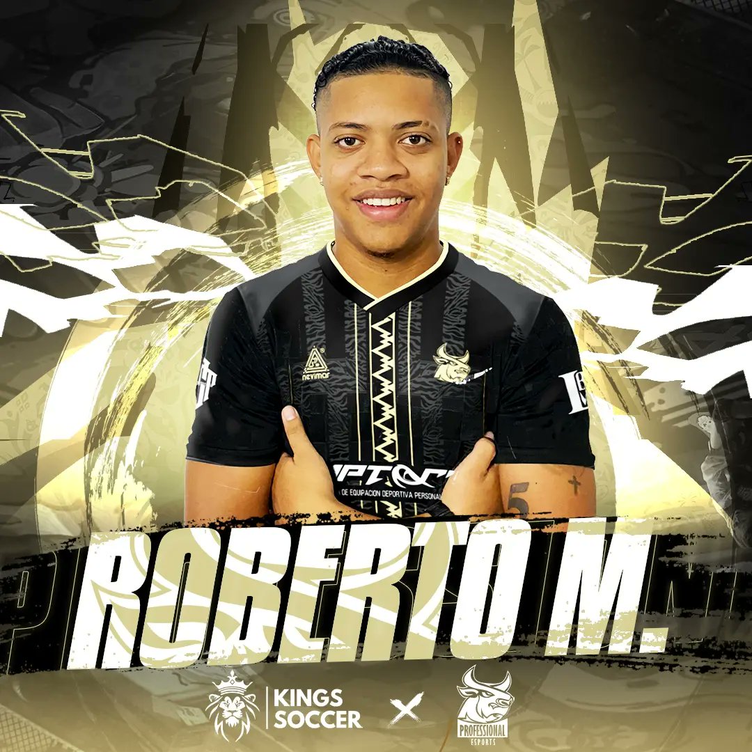 PFS_ESPORTS's tweet photo. 📍¡Nuevo fichaje!
Anunciamos nuestro nuevo refuerzo, Roberto Meléndez, se une a nosotros para afrontar la Liga Kings Soccer. @kingssoccercup
Bienvenido Crack !!
#GoPFS #EmbisteElToro #futbol https://t.co/DxQRSwwBTa
