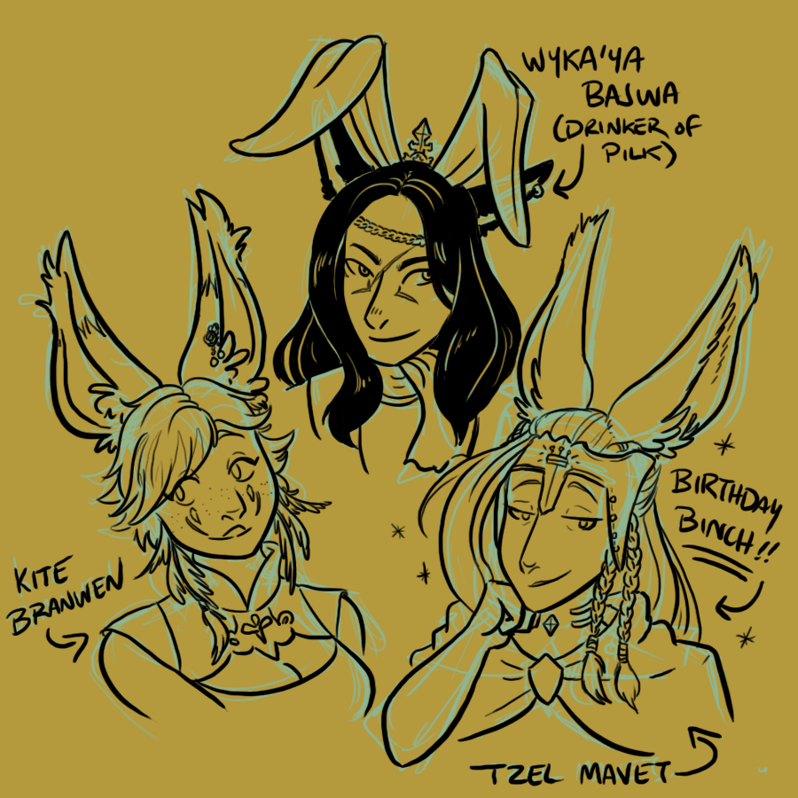 AzhkaRosa's tweet photo. A bunch of Bunny(??) BINCHES at the #BINCHBash
@kitebunwen @bajwablast @reaperbnuuy https://t.co/vzhU1Q0ram