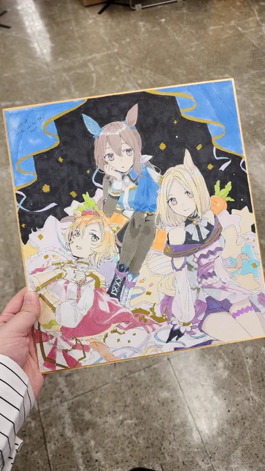 かいわれさんの色紙、まさかの奇跡がめちゃくちゃ嬉しい!! 