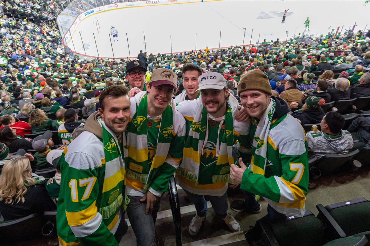 mnwild's tweet image. Thanks for hangin’ @thehockeyguys_ 💯 

#mnwild