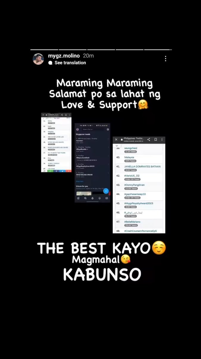 we Love you Bunso #MygzMolino