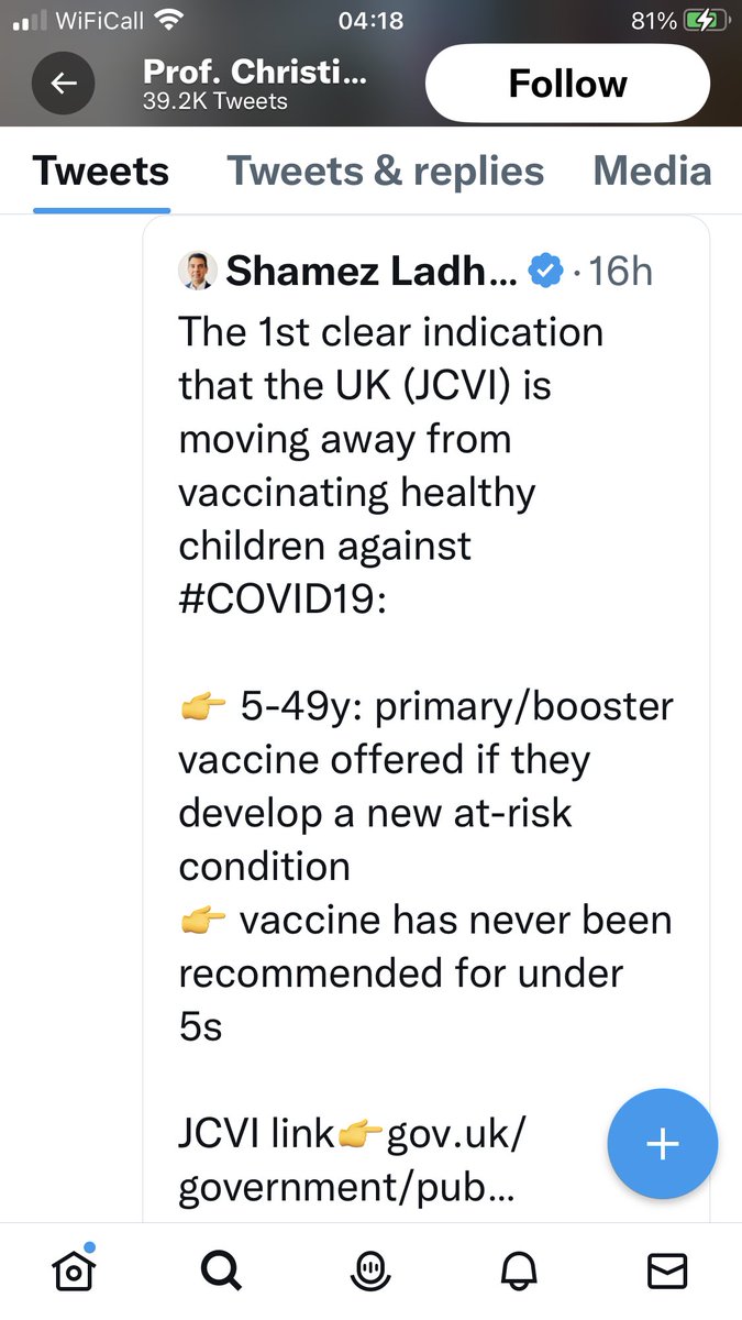ugghater's tweet photo. This is clearly very worrying! She’s still pushing for children to be vaccinated 🤦♀️…. #isage needs to be completely shut down once and for all @DrHoenderkamp @drdavidbull https://t.co/eTS6pfoY7x