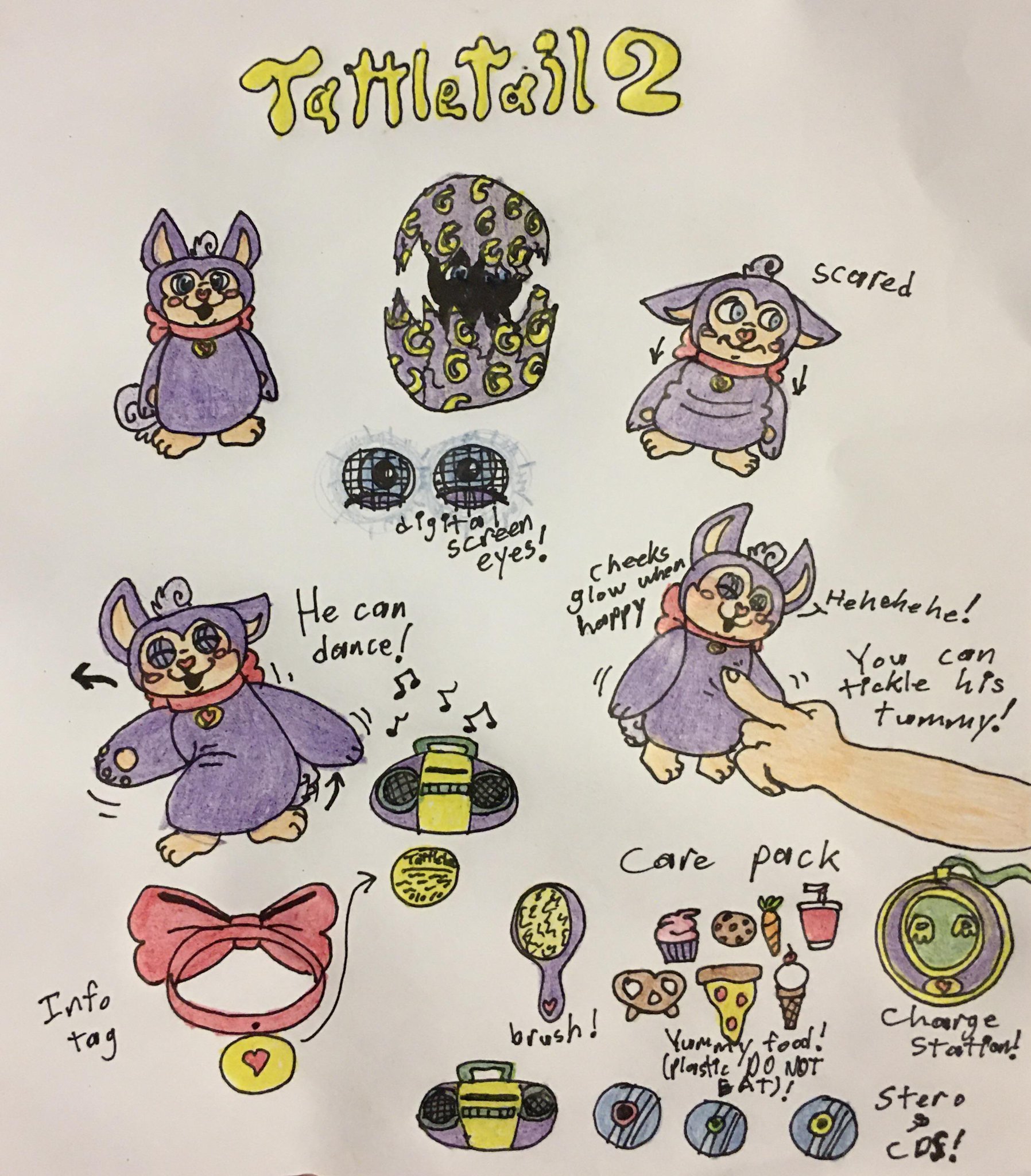 Tattletail: After Dark concept art : r/Tattletail