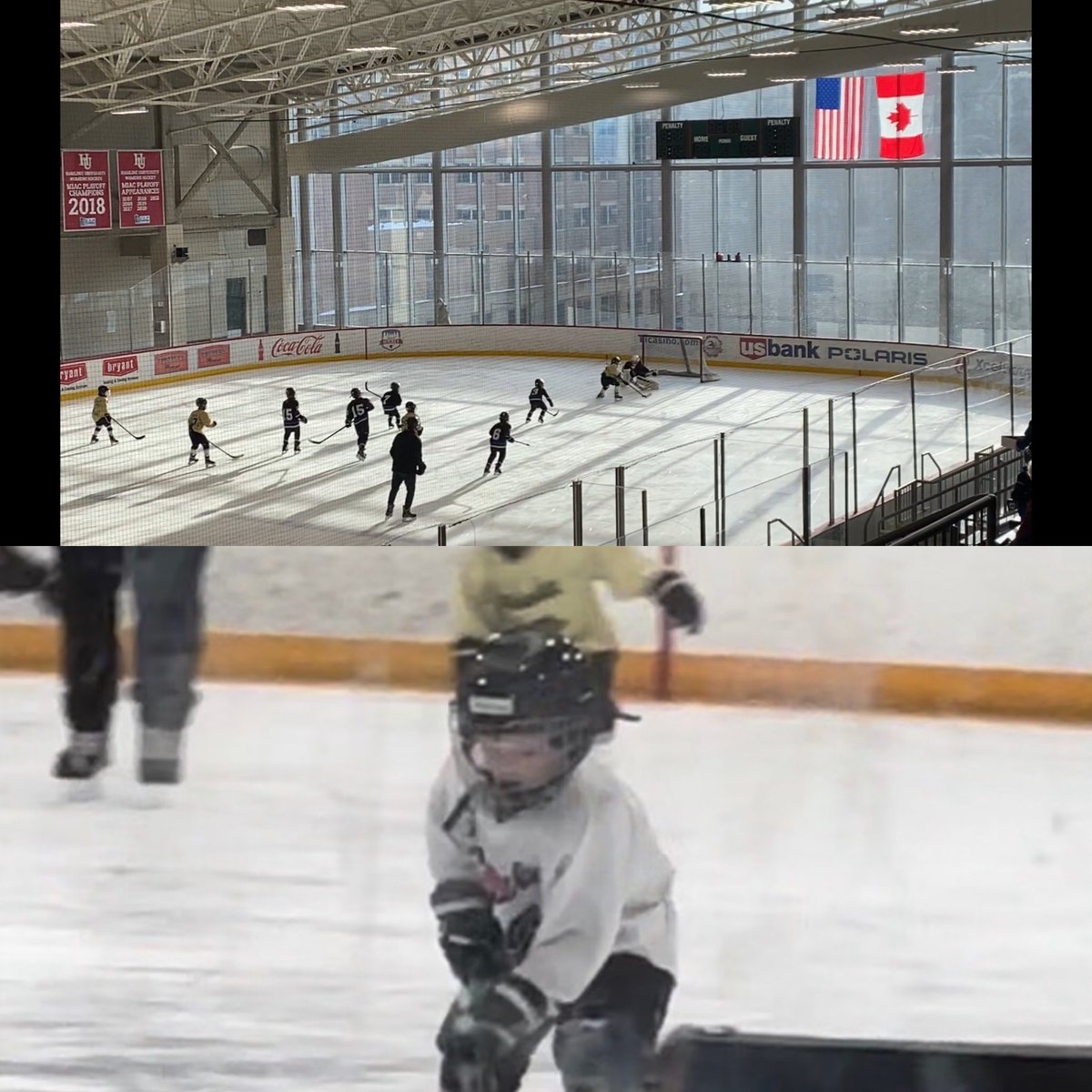 harper20's tweet photo. Epic day of hockey for these ⁦@CCHA_Hockey⁩ players! Happy #HDM2023 https://t.co/qWp4ycXVDY