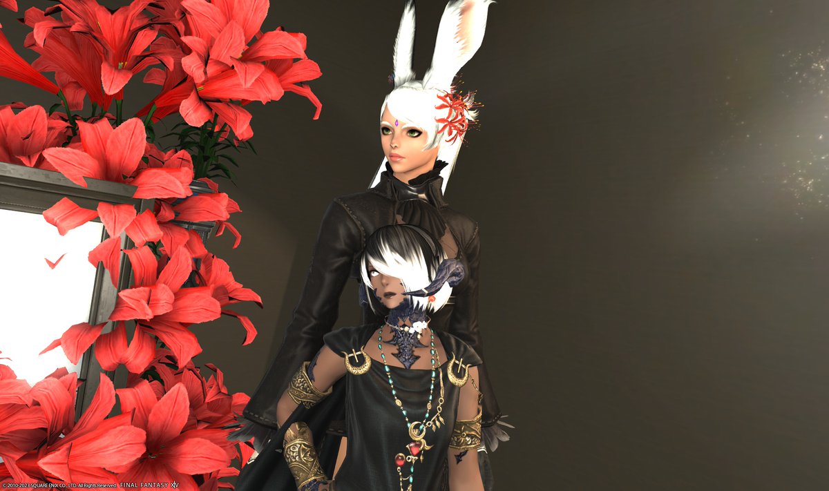 maria_regele's tweet photo. 昨日はおたねさんと「#studiomer」様でSSスタジオ行ってまいりました。
おたねさんと二人で
 #XIV_PICTCLIP #FF14 #FF14SS #綺麗なお姉さまは好きですか #FF14キャラ入り風景SSの会 
#ヴィエラ　
#アウラ https://t.co/WD4EafcgDS