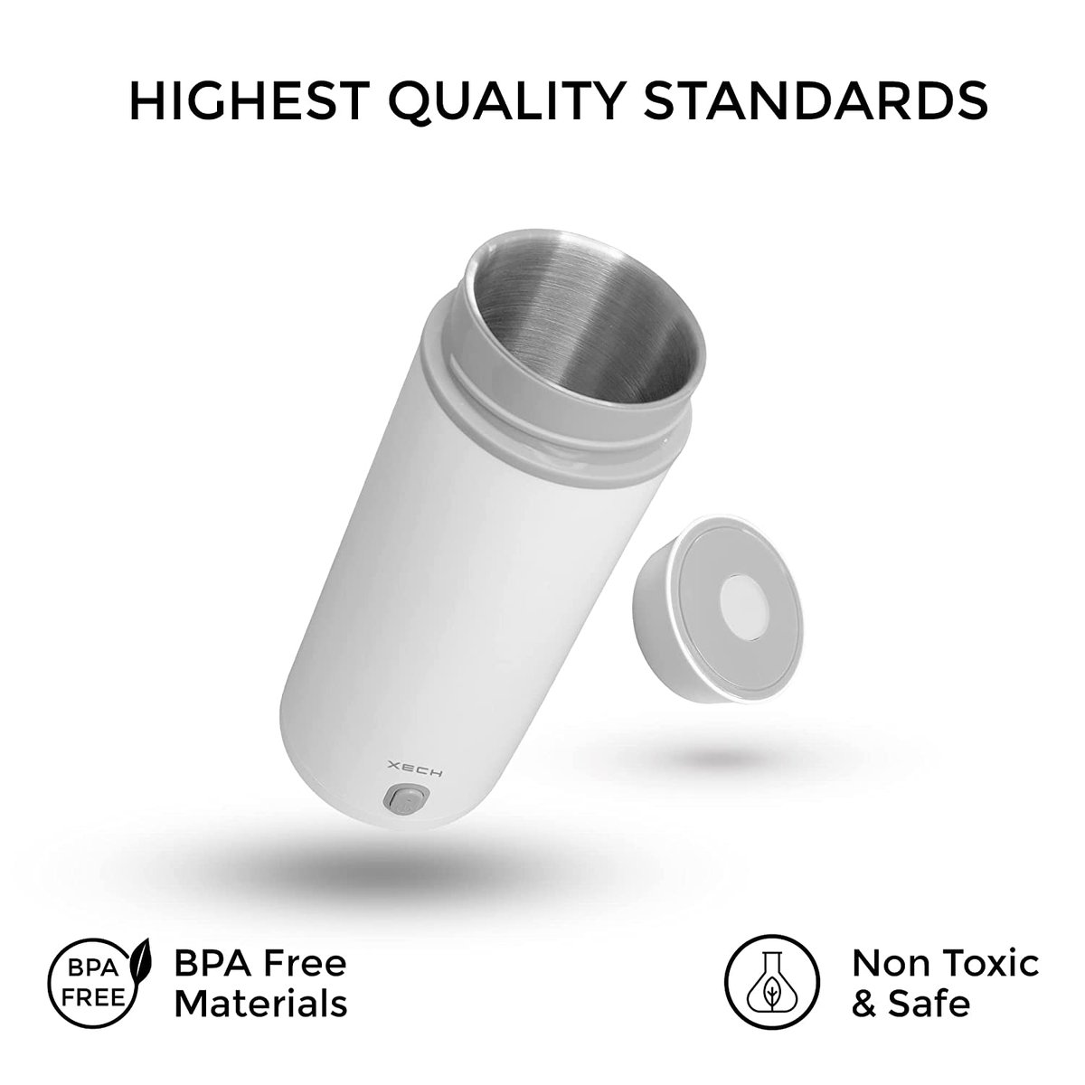MindYourDeal's tweet photo. RS 1,899 at 53% off on XECH Electric Travel Kettle Bottle Portable Design with In-Built Cable
Amazon Deal- https://t.co/icuMEYL1ik
#discount #offer #waterbottle #smartbottle #smartkettle #heater #warmwater #heatingbottle #heatingkettle #travel #travelling #nomad #gadget #tech https://t.co/8nQwtif1Ap