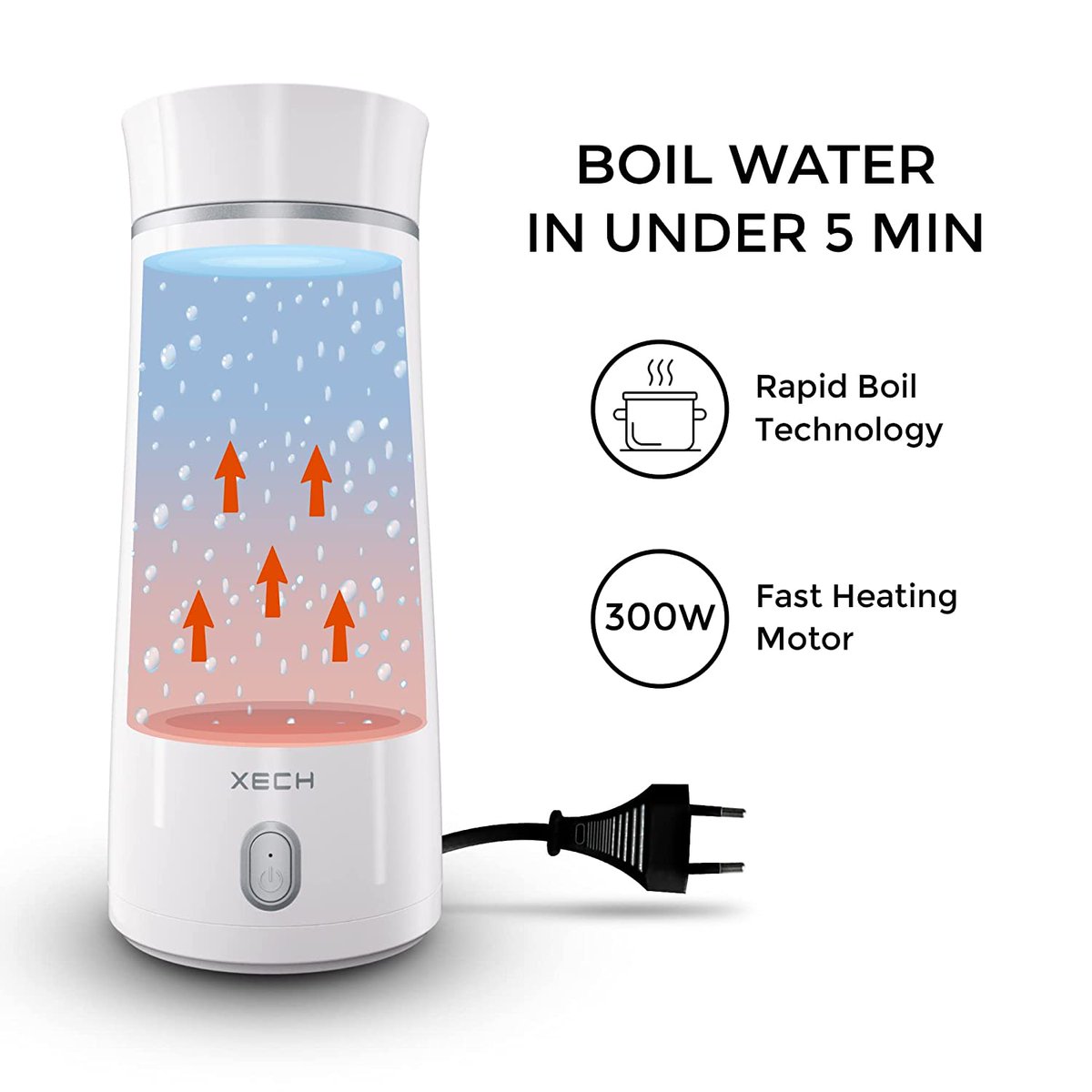 MindYourDeal's tweet photo. RS 1,899 at 53% off on XECH Electric Travel Kettle Bottle Portable Design with In-Built Cable
Amazon Deal- https://t.co/icuMEYL1ik
#discount #offer #waterbottle #smartbottle #smartkettle #heater #warmwater #heatingbottle #heatingkettle #travel #travelling #nomad #gadget #tech https://t.co/8nQwtif1Ap