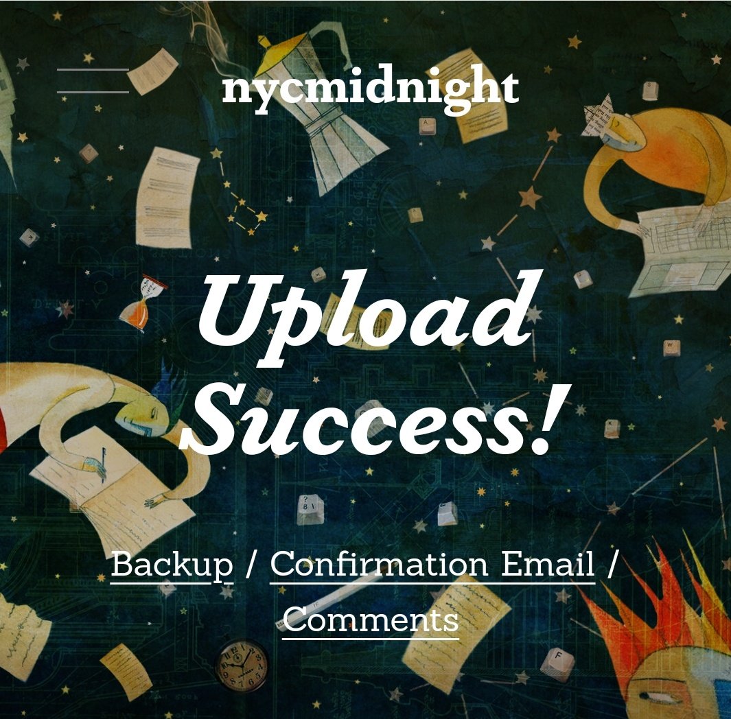 Whew! And with a little time to spare. #shortstorychallenge2023 #WritingCommunity #nycmidnight