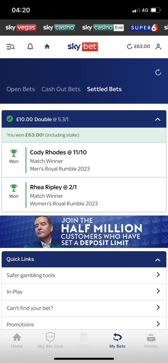 GrahamSands316's tweet photo. Gamble responsibly. #royalrumble https://t.co/XBGFghGAPb