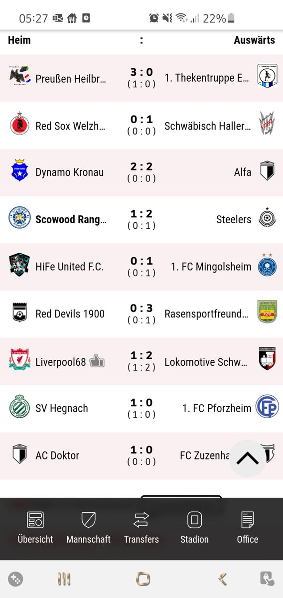 Wieviel scheiße kann an einem Spieltag berechnet werden,
OL so: JA 🤣
bitte keine bösen Kommentare in richtung OL, bin nur fast aus dem Bett gefallen, und finds einfach nur witzig.