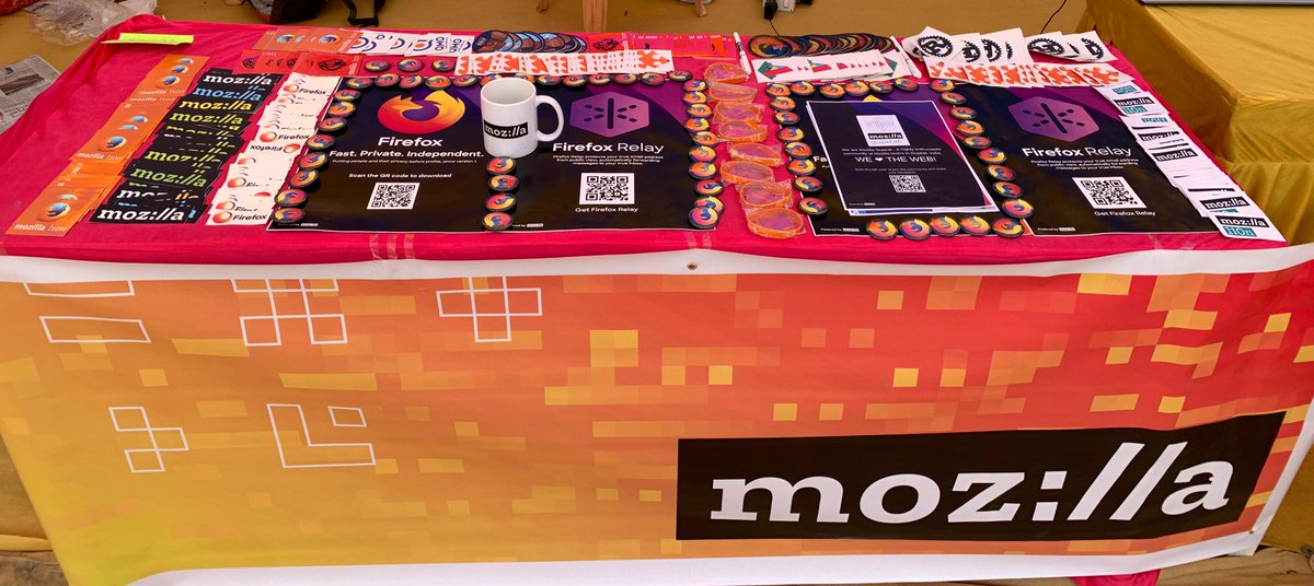 NomadicMehul's tweet photo. We are almost ready to welcome you and off course you can pick the some cool swags from our booth @mfvadodara @MakerFestMJFF at stall no. 39. 

We have come exclusively goodies giveaway, details will be shared in sometime! 

Stay tuned with @mozguj 

#MozillaIndia #MozillaAtMF23 https://t.co/IrnMqwJiPi