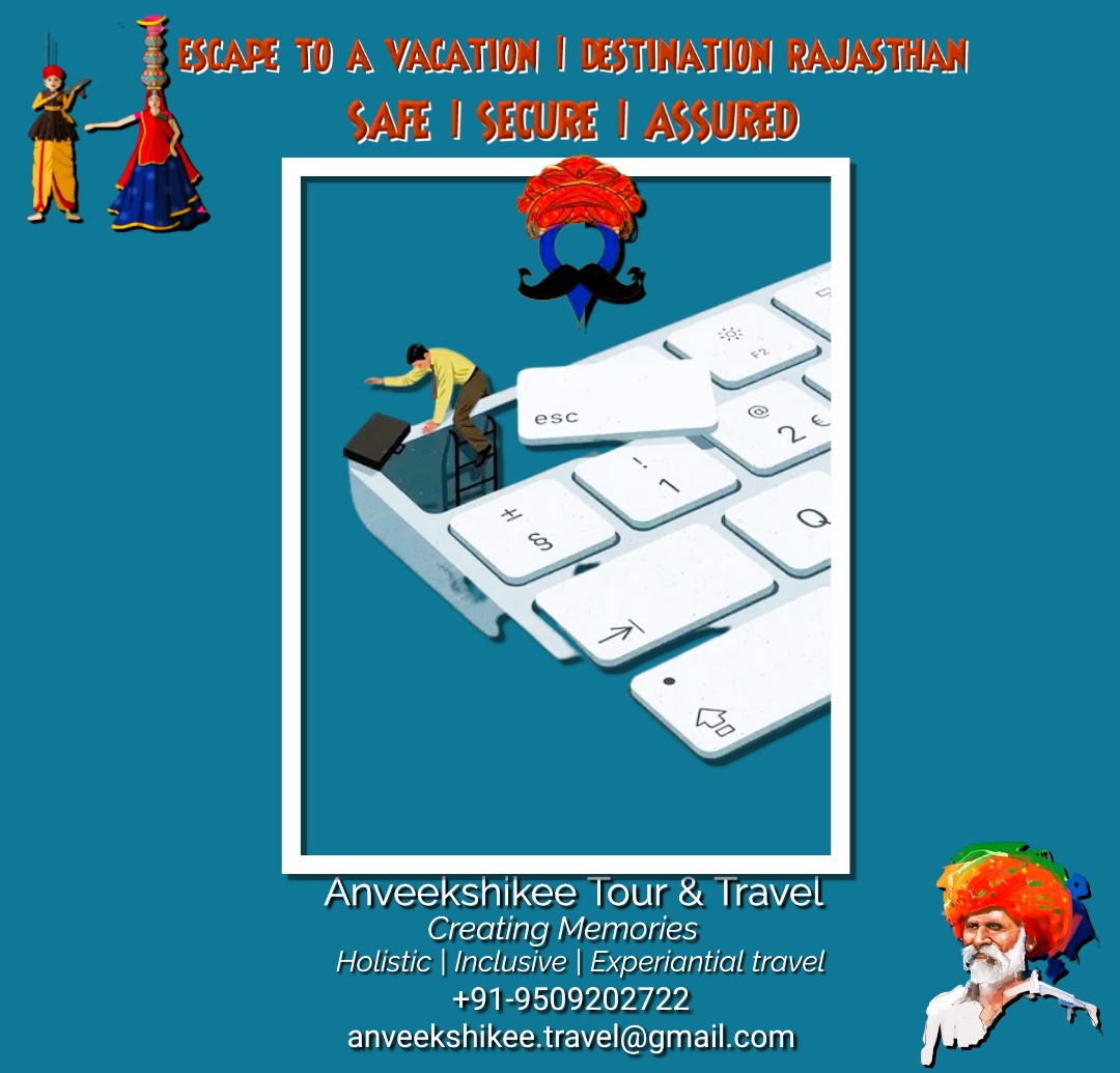 anveekshikee's tweet photo. Escape to a #vacation #DestinationRajasthan 
#travelagent  #travelplanning #travelconsultant #travel #incredibleindia  #bookwithatravelagent #planyourholiday #familytravelspecialist #rajasthantour #rajasthantourpackages #anveekshikeetourandtravel #traveltoindia #traveltorajasthan https://t.co/KSpGIvYVPv