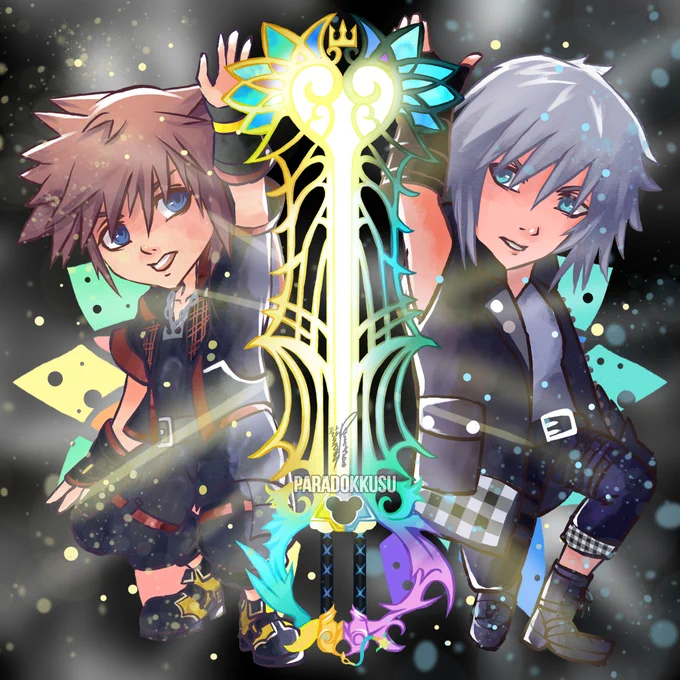 I'm going to be discontinuing this Soriku charm, but will revamp it as a shaker charm like my Sorakairi charm!! 