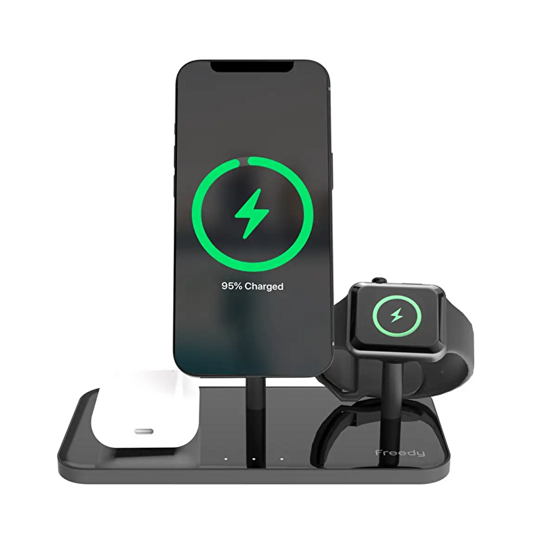 app_upacity's tweet photo. 現在一部のiPhone、AirPods、Apple WatchはMagsafeに対応しており、ワイヤレス充電が可能。しかしそれぞれワイヤレスチャージャーを準備した場合手間もかかれば、スペースもとってしまいます。
そこで今回、デバイ… https://t.co/EoWa6zqFuT https://t.co/1p5QVKMf3i