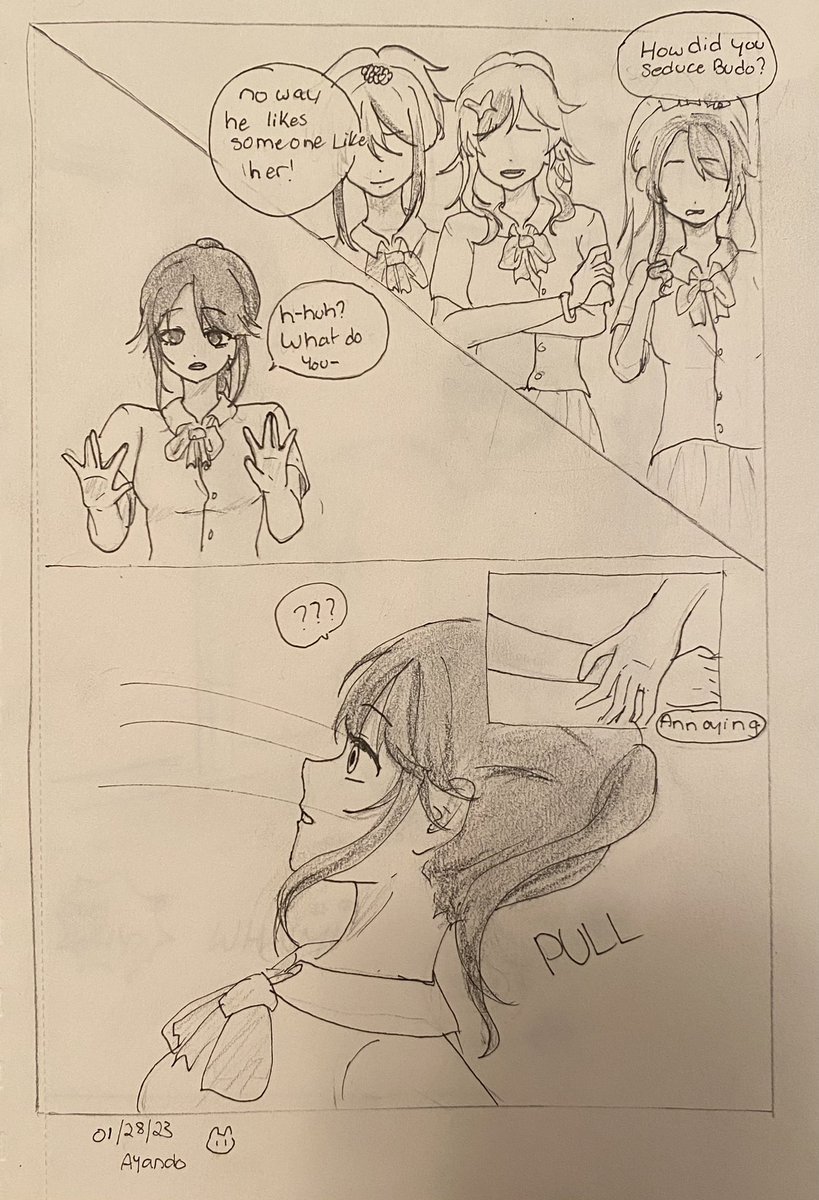 hanipupi's tweet photo. Someone give me drawing ideas/scripts before i draw more cringe stuff like this. #ayando #ayano #budo #yansim #art https://t.co/sBUPt6aCJW