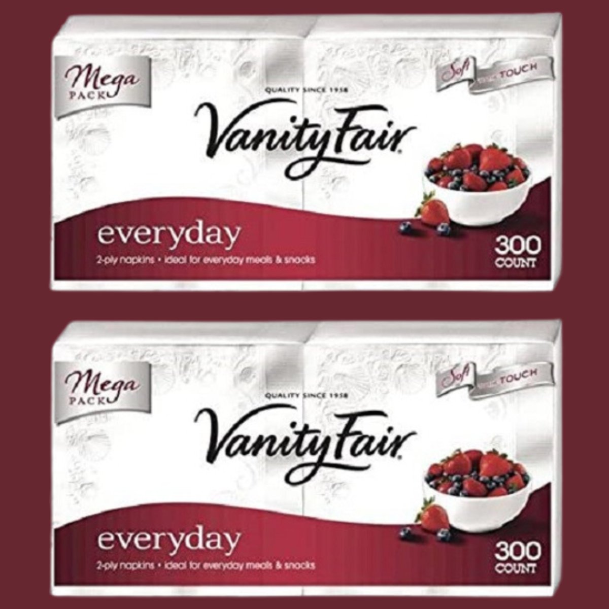 Tareqhasan111's tweet photo. Vanity Fair Everyday Napkin, 300 Count, 2 Packs
Visit now👉https://t.co/rrKTy5Z6j4
#Beauty #Health #Clothing #Feminine_Care #Food #Household #Kitchen #Mainstays #Fixnity https://t.co/fLZ6X8G8Tk