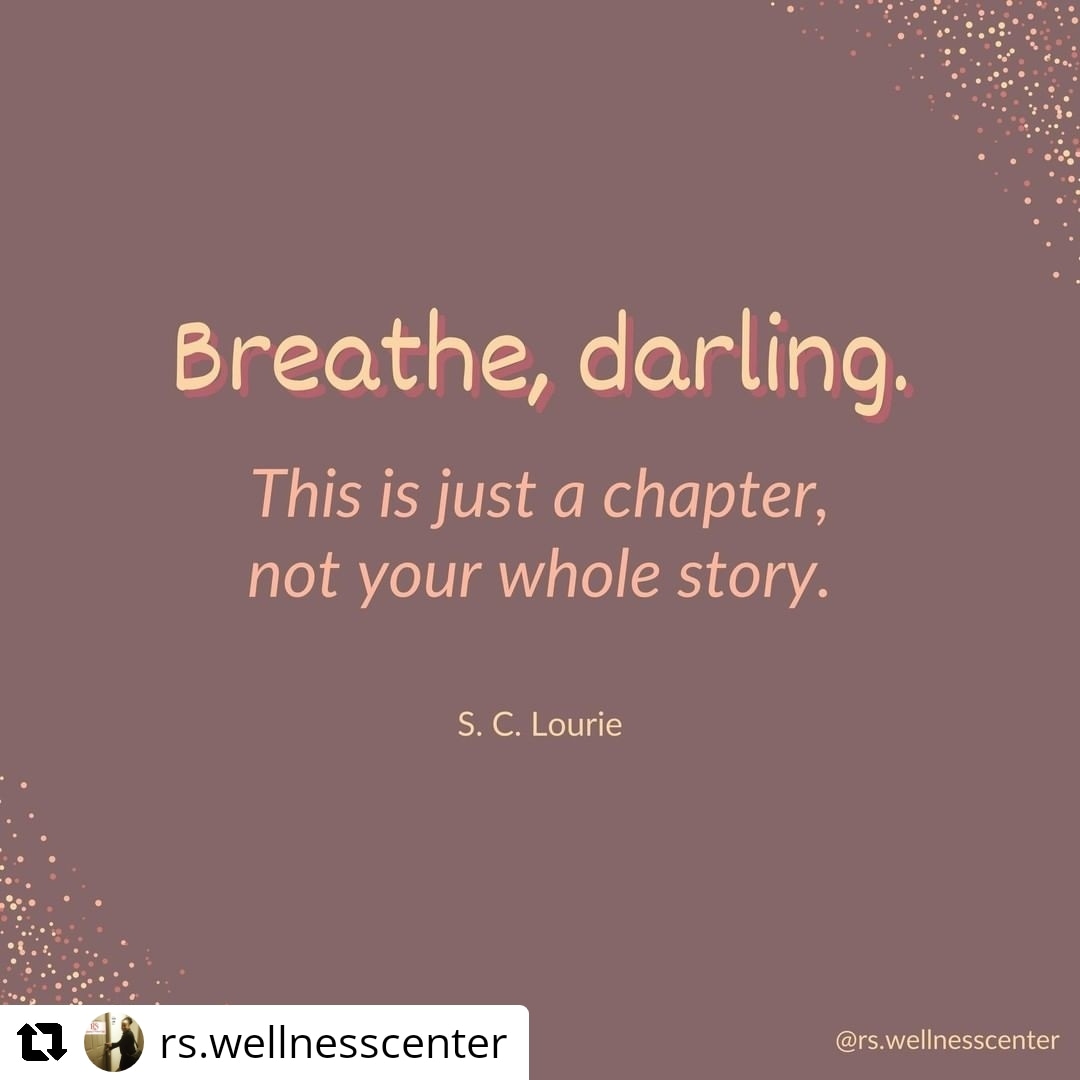 #Repost @rs.wellnesscenter with @let.repost 
• • • • • •
𝗕𝗿𝗲𝗮𝘁𝗵𝗲, 𝗱𝗮𝗿𝗹𝗶𝗻𝗴. 𝗧𝗵𝗶𝘀 𝗶𝘀 𝗷𝘂𝘀𝘁 𝗮 𝗰𝗵𝗮𝗽𝘁𝗲𝗿, 𝗻𝗼𝘁 𝘆𝗼𝘂𝗿 𝘄𝗵𝗼𝗹𝗲 𝘀𝘁𝗼𝗿𝘆.
​
#blackwellness #blackwellnessmatters #blackownedbusiness #blackwomeninbusiness