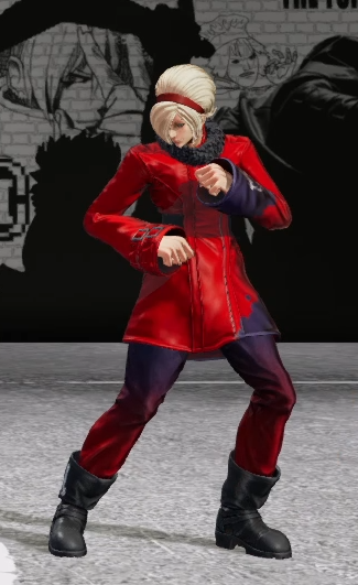 Snoozium's tweet photo. In KOFXV, a significant portion of the roster reuses Kyo's back roll animation instead of their own when tech rolling. Due to the way it's animated, this also means these characters can be seen in Kyo's idle stance for ~1 frame. https://t.co/nHHV99YkK5