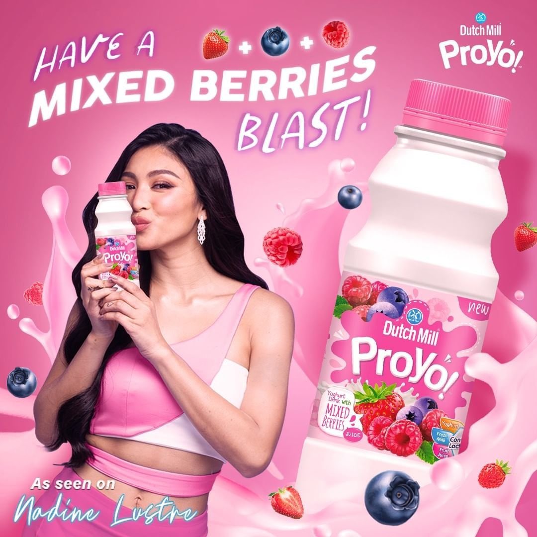 AllOut4Nadine's tweet photo. Nadine Lustre for DUTCH MILL PROYO

Berry nutritious. Berry healthy. Berry delicious. 

#DutchMillProyo 
#NadineLustre https://t.co/ueuRwsDlgv