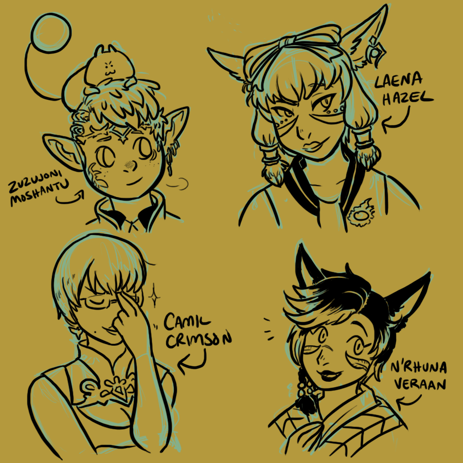 AzhkaRosa's tweet photo. Another batch of beautiful binches from #BINCHbash !
@Real_Toby_Art https://t.co/7LbEo5PTUm