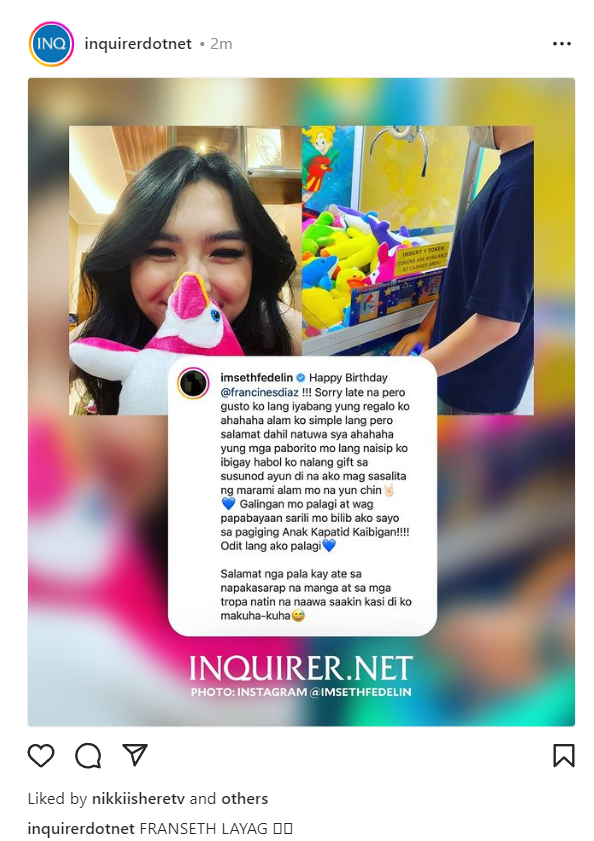 hirayatdiwa_'s tweet photo. Ayan nasa balita na naman kayo hahahaha

#FranSeth https://t.co/WwyhopcQPk