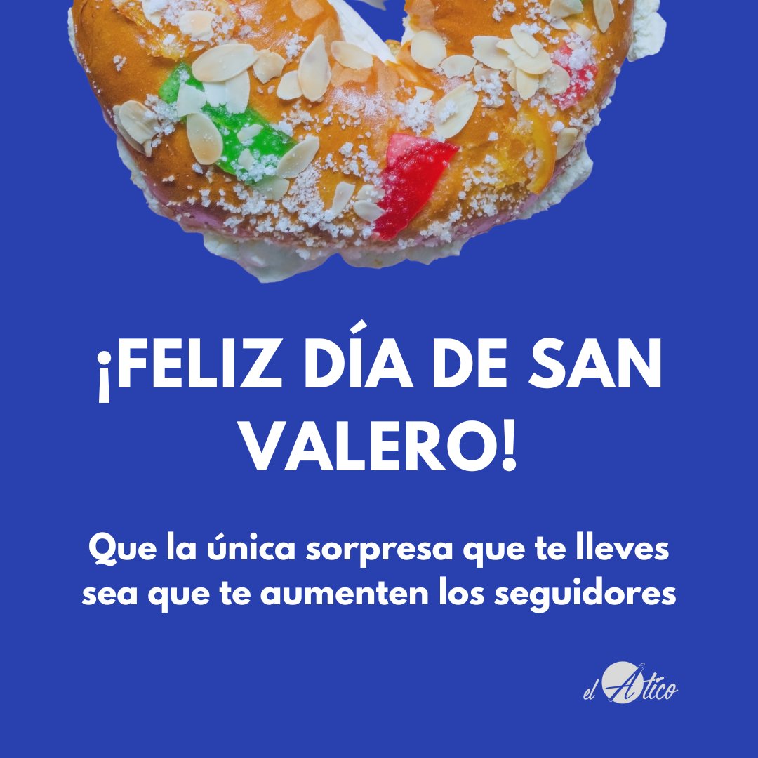 Desde el Ático de las Ideas te deseamos un feliz día de San Valero 🙌 

#SanValero #MarketingDigital #MarketingZaragoza #MarketingOnlineZaragoza #DiseñoWeb #RRSS #RedesSociales #SEO #SEM #Web #Zaragoza #Anuncios #Publicidad
