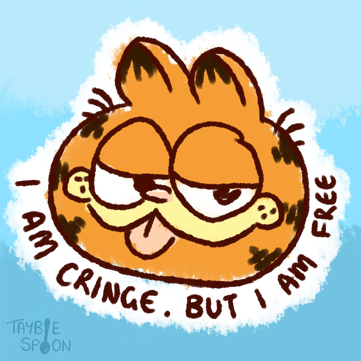 Garfield post of the dayyy 
An upcoming sticker for Anime in the Valley! 

#garfield #garfieldlore #digitalart #art #garfieldmemes #meow #ginger #kitty #lasagna #garfieldart #garf #garfieldmemes #doodle #digitalart #art #artist #memes #artmemes #doodleart
