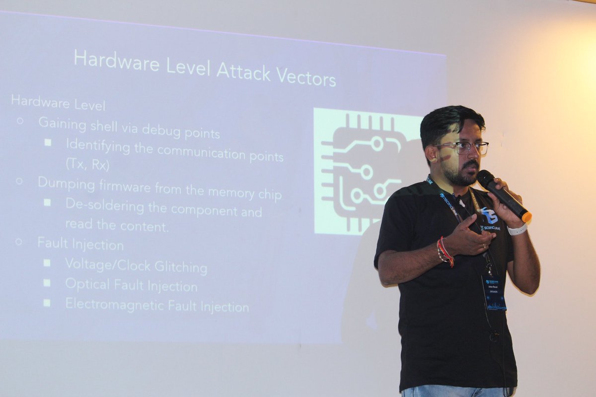 Let's cut down the confusion of #IoT device #pentesting with <a href="/JatanKRaval/">Jatan Kashyap Raval</a>  at #NSConclave2023 on talk: IoT Security: Pentester's Approach 

#Conference #CyberSecurity #IOTSecurity

🌐For more info: nsconclave.net-square.com/iot-pentesters…