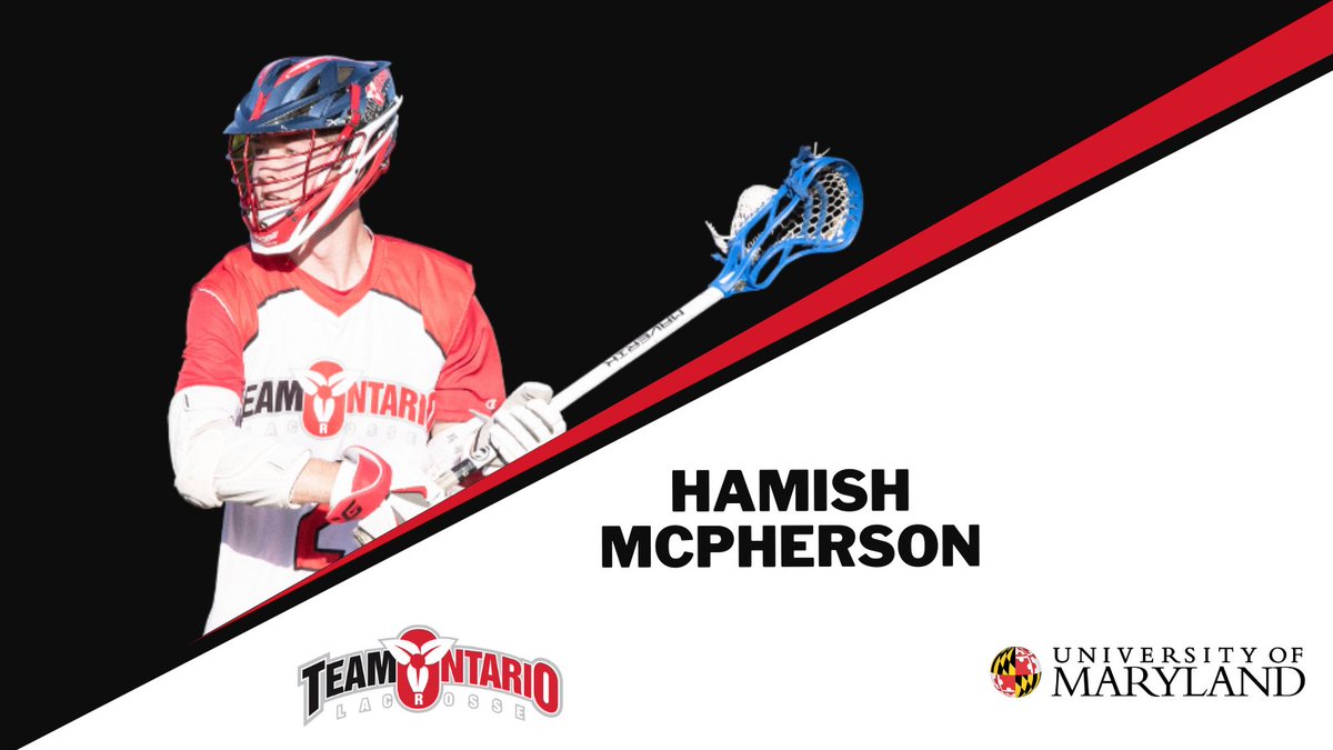 Ready for #TeamOTuesday? Hamish, a product of the Toronto Beaches and Team Ontario is an incredible competitor and teammate. He has the ability to score from anywhere in the attacking zone with his pin-point accuracy. We cannot wait to watch Hamish play for Maryland!