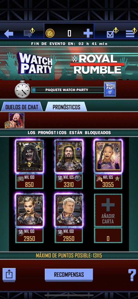 Moreno_of_fire's tweet photo. 5 de 5 👌🏼#WWESuperCard #WWERoyalRumble https://t.co/43Hwfi8YTZ
