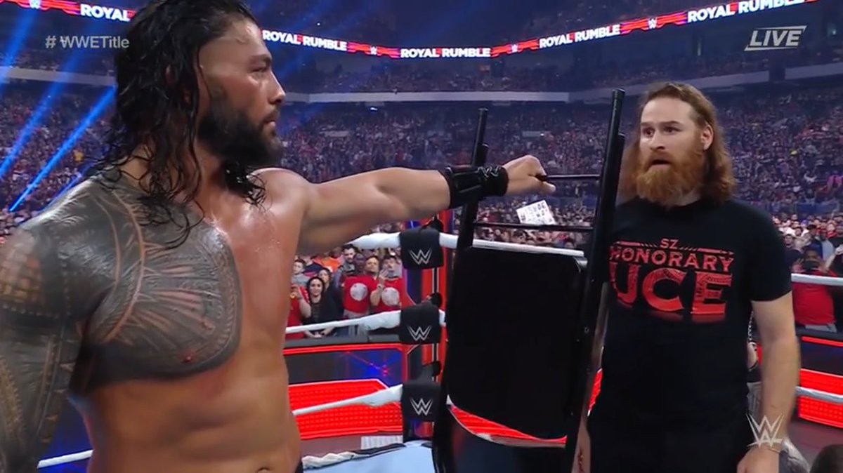 LuigiWrestling's tweet photo. Sami Zayn ha demostrado que una buena historia puede absolutamente con cualquier star power en el wrestling. Es tremendo. #RoyalRumble https://t.co/Kbt78A6e6S