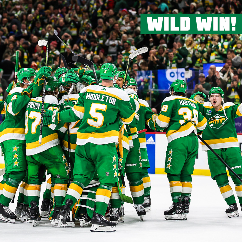 mnwild's tweet photo. Going on a short break, be back soon! 😎

Join us back home on February 9th for a showdown with the Golden Knights. 

#mnwild x @triaorthopedics